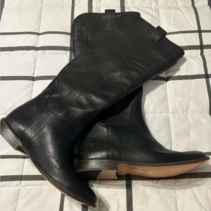 Frye Leather Riding Boots Black sz 5.5, NWT